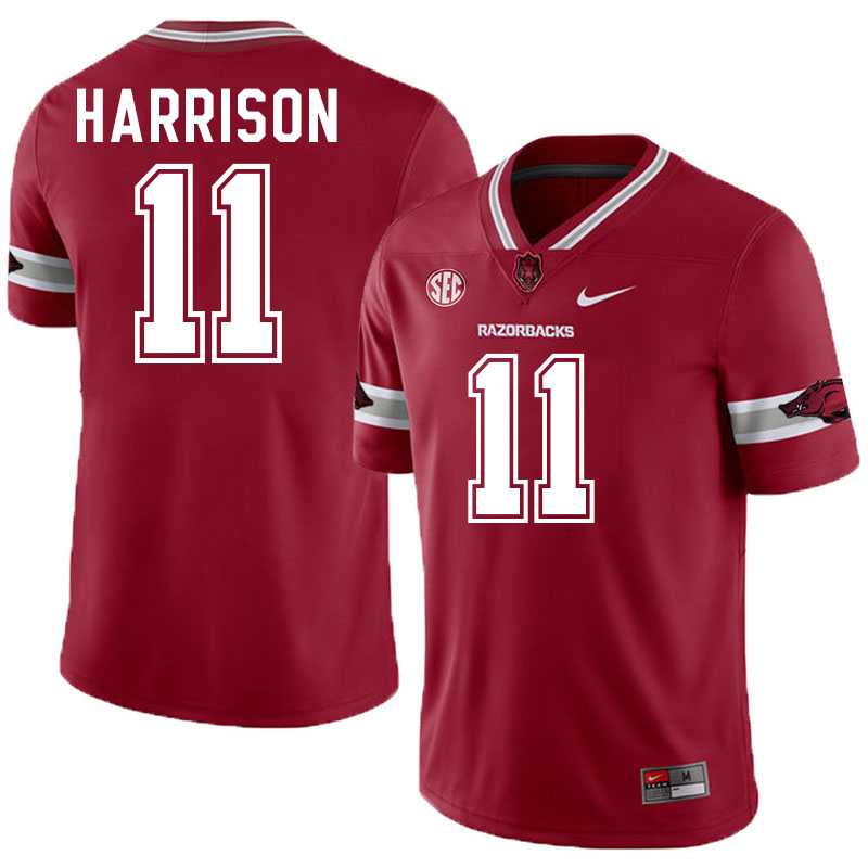 #11 Monte Harrison Arkansas Jersey,Arkansas Razorbacks College Football Jerseys Stitched-Alternate  #11 Monte Harrison Arkansas Jersey,Arkansas Razorbacks College Football Jerseys Stitched-Alternate